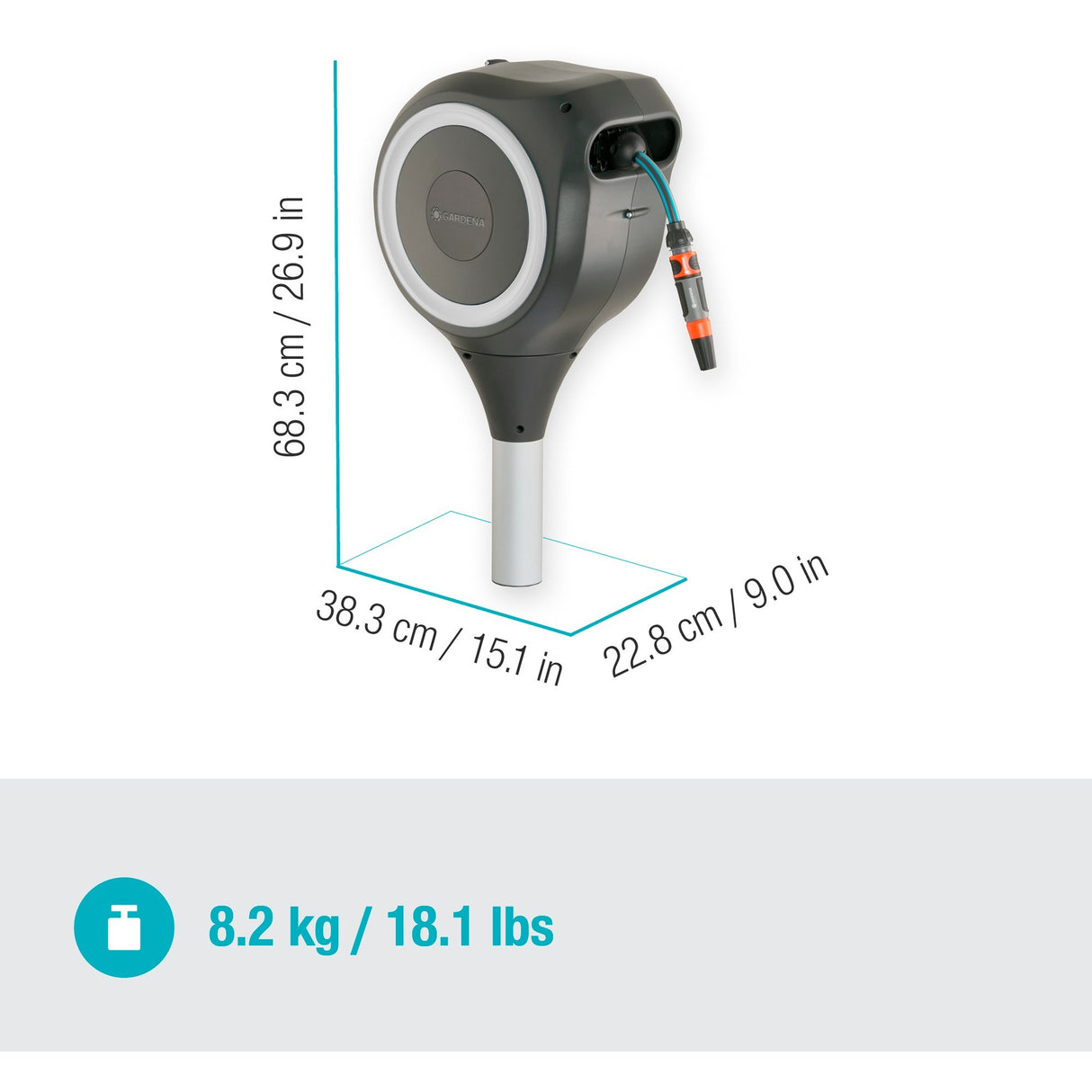 Gardena Garden Slange Box Rollup S