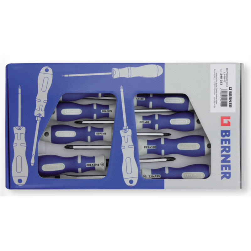 Berner 240280 Screwdriver set 7-piece with impact head