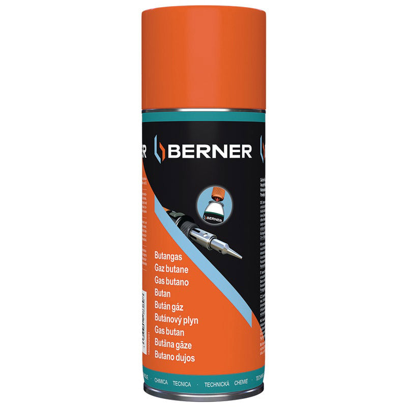 Berner 414186 Bus Refill Gas for Lighter Gas Burner Blue-Fire