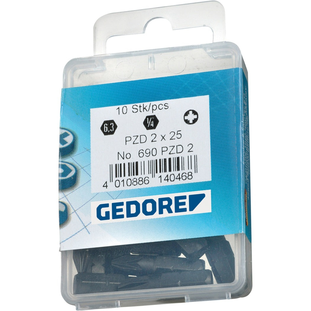 GEDORE Screwdriver bits 1 4 , PZ2