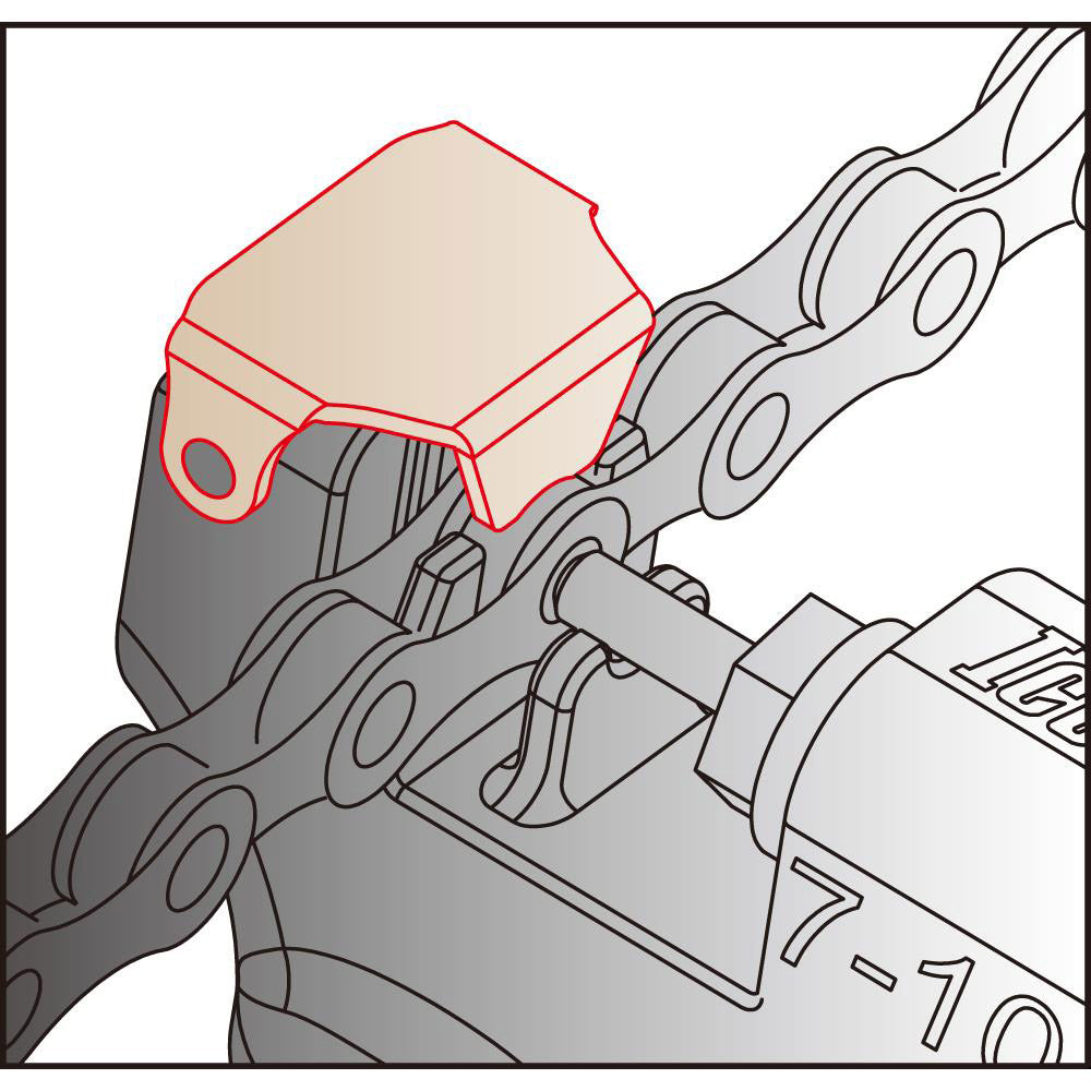 chain tool 5-6-7-8-9-10-11-12 Speed black silver