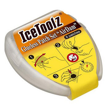 IceToolz Self-adhesive tire patches AirDam 24056J5 50 boxes of 6 pieces (in jar)