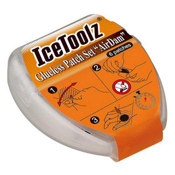 IceToolz Self-adhesive tire patches AirDam 24056J5 50 boxes of 6 pieces (in jar)