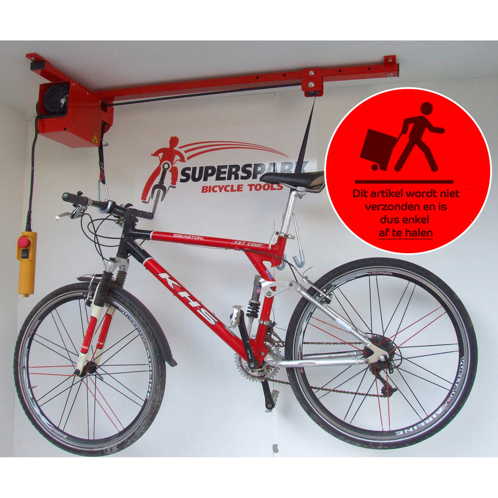 Superspark Bicycle Hoist 100kg SBT 810EF Electric Red