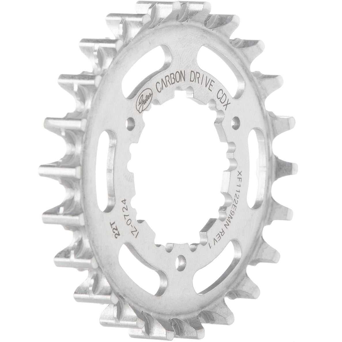 Gates Sprocket CDX 22T ENVIOLO 9-SPLINE BL 45.5 Línea de aleta de 50 mm