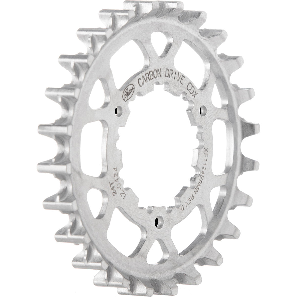 Gates sprocket cdx 24t enviolo 9-spline bl 45.5 50mm fin line
