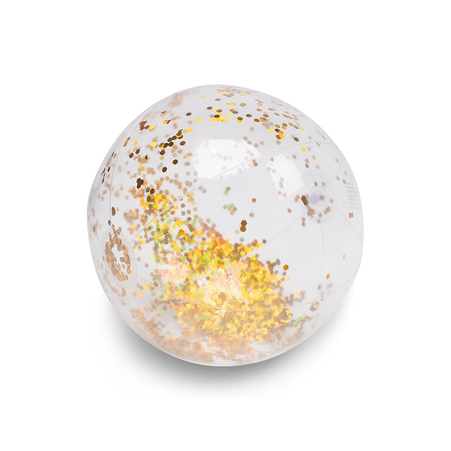Glitter | Goude trasparente Strandball Ø 51 cm