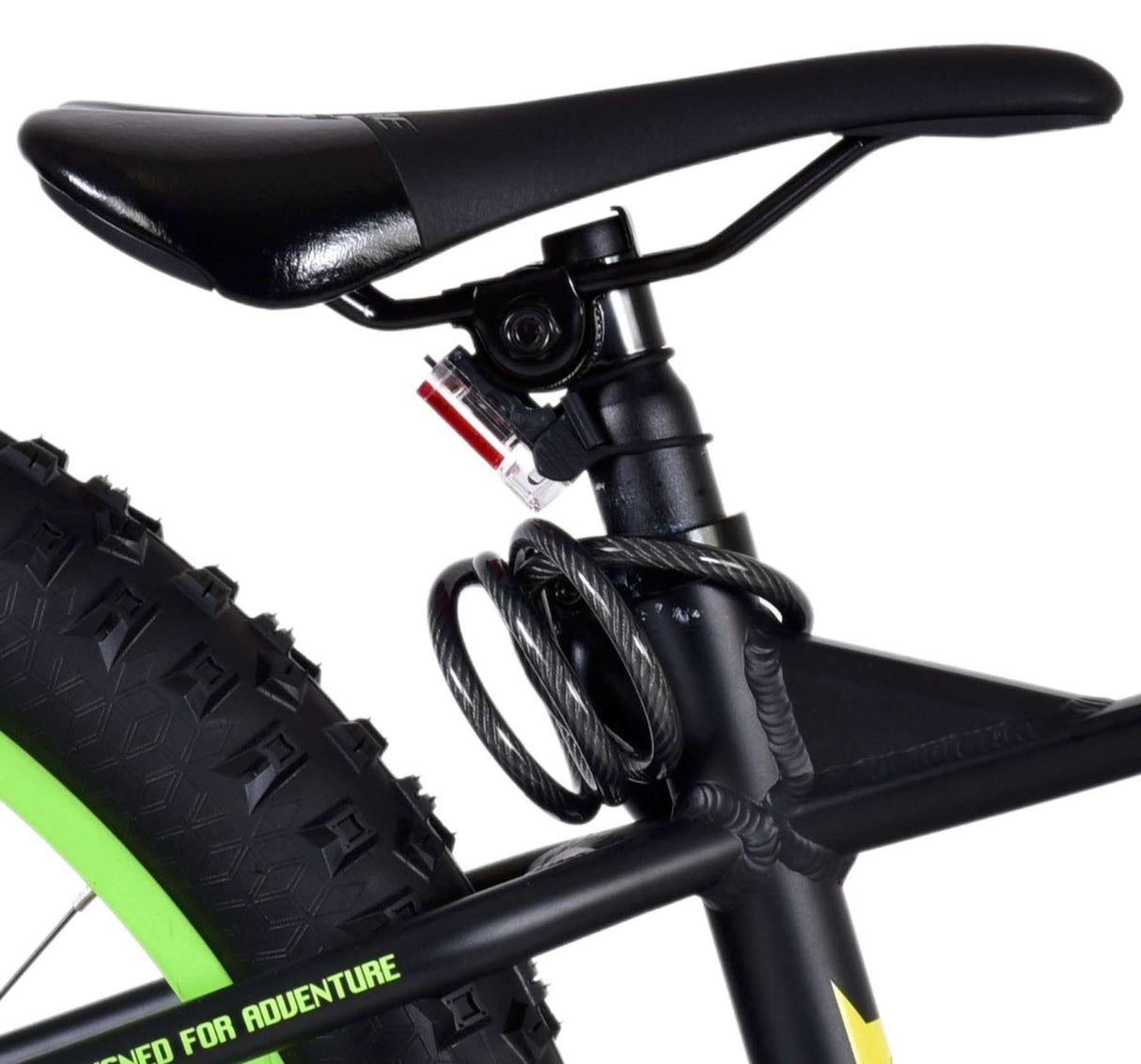 Volare gradient rower dziecięcy - chłopcy - 26 cali - czarny żółty zielony - 7 prędkości - Prime Collection