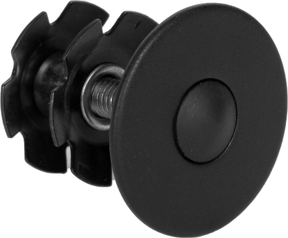 Ergotec headset plug cap flat ahead 1 1 8 black sand