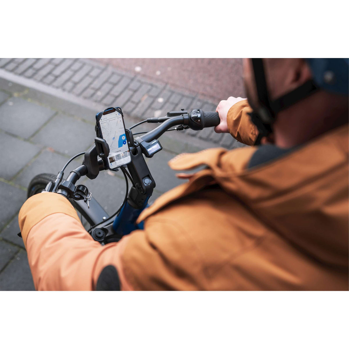 Telefon Holder Ergotec Lenkendmeldung - Schwaarz