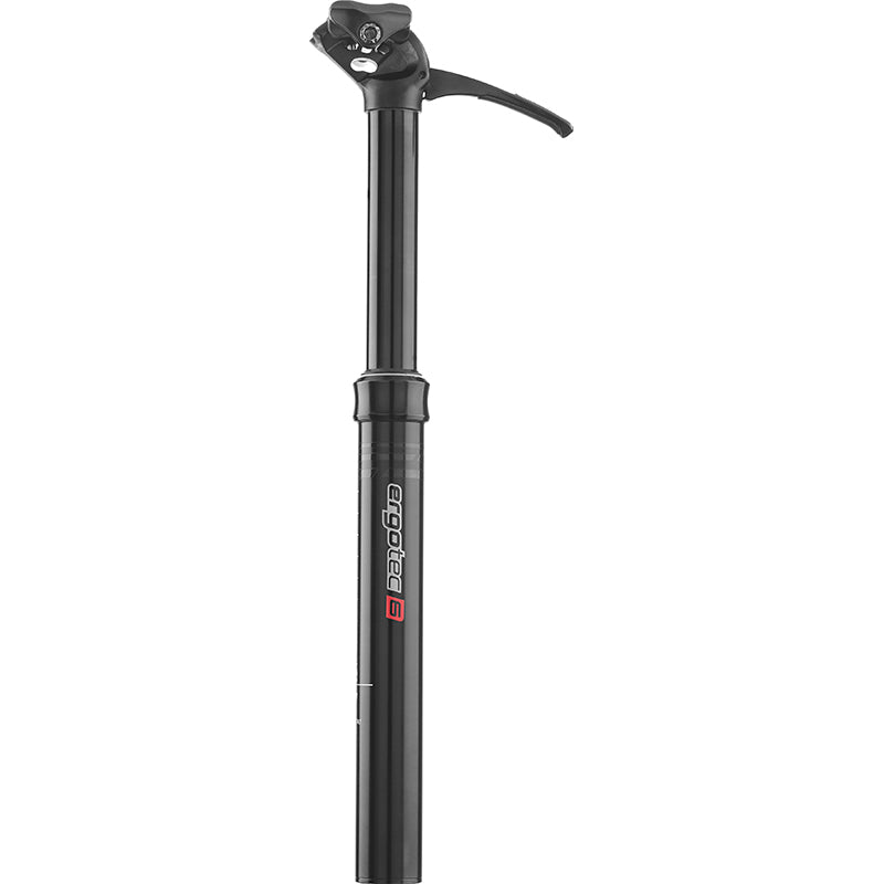 Elvedes Ergotec Seat Post ARRIBA Y AJUSTE AJUSTABLE Ø27.2 390 mm negro