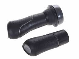Gazelle Handlebar Grips with Bell - 105mm - Black