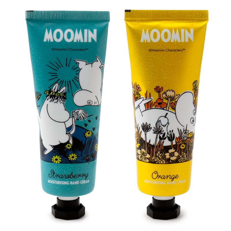 Crema mani idratante Moomin 75 ml - fragola e arancia