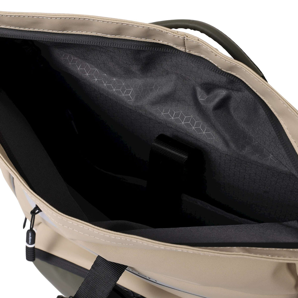 Hedgren commute bike hub backpack 23.9l beige olive