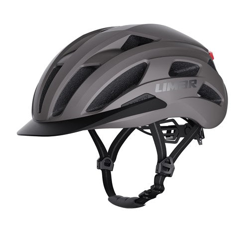 Casco Limar torino m 53-57 grigio opaco con LED