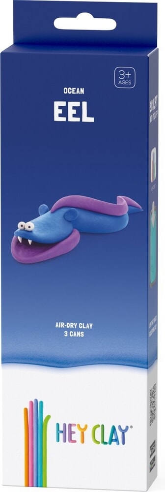 Hey-clay eel 3 cans boetseerklei