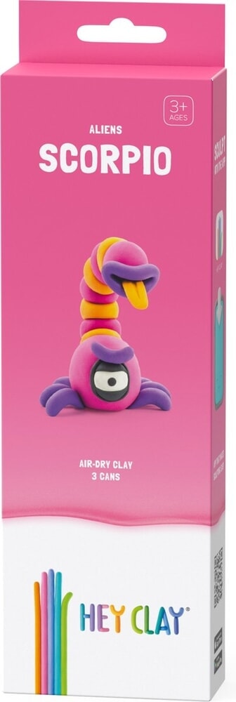 Hey-clay aliens scorpio 3 cans boetseerklei