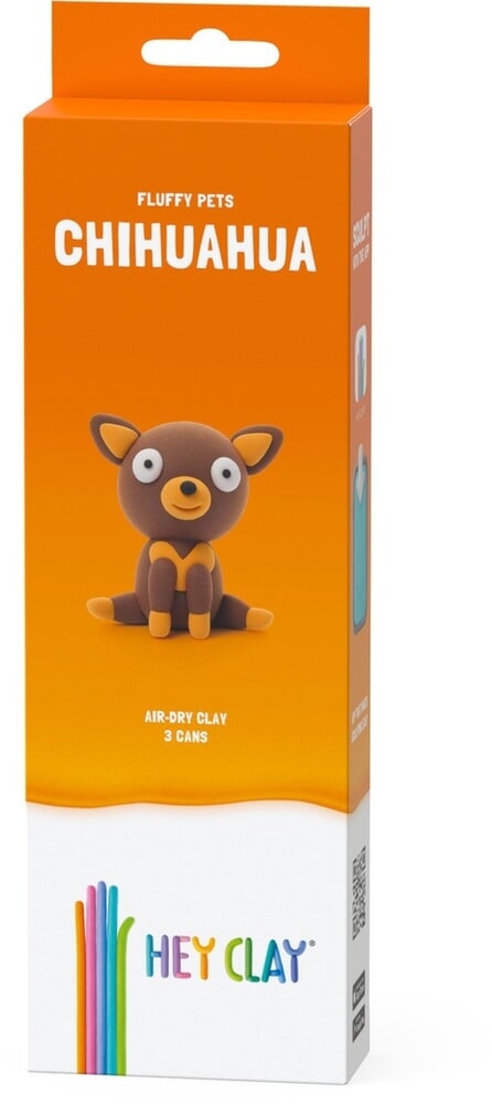 Hey-clay fluffy pets chihuahua boetseerklei