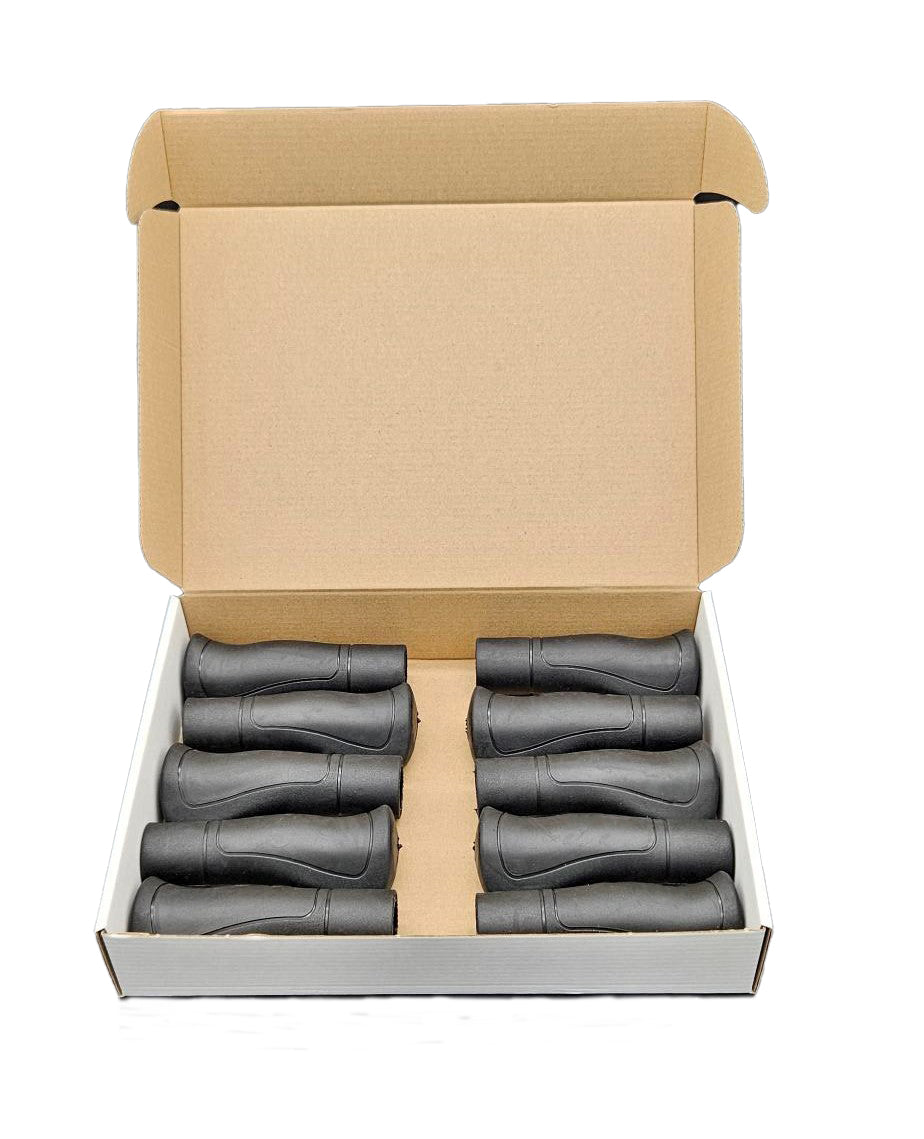 Herrmans handle set 84b - 90 120 mm - black - 15 sets in workshop packaging