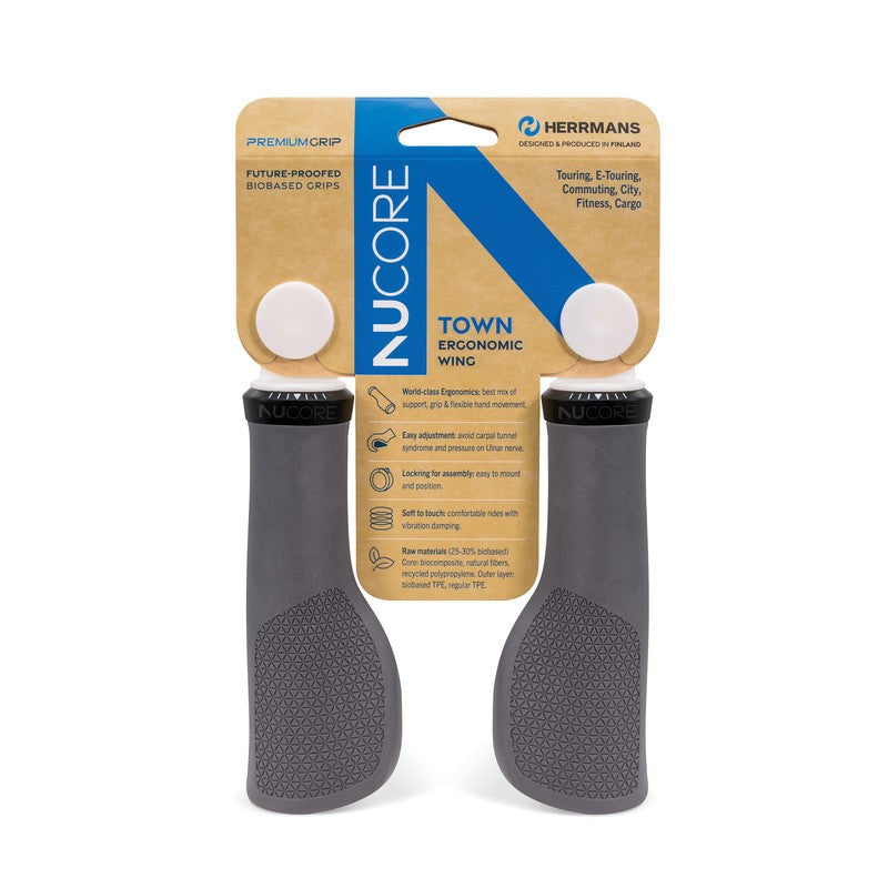 Herrmans grips nucore grip town peak 130mm gray