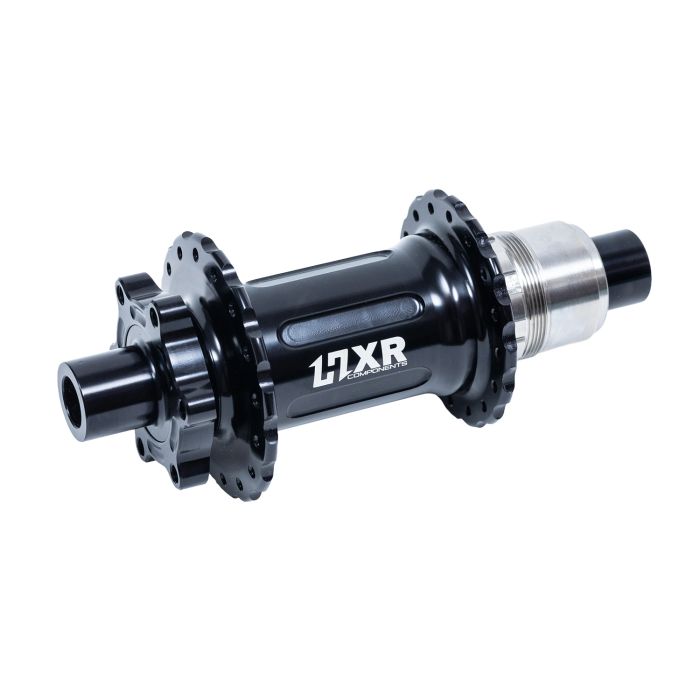 HXR Components HXR Rear Hub Enduro DH - 6-bolt - 32h - 12x148 TA - SRAM XD - Black
