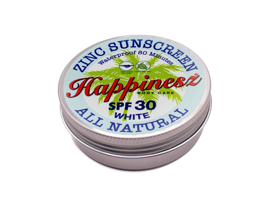 Happinesz Suncreen - SPF 30 - Zinc - blanc