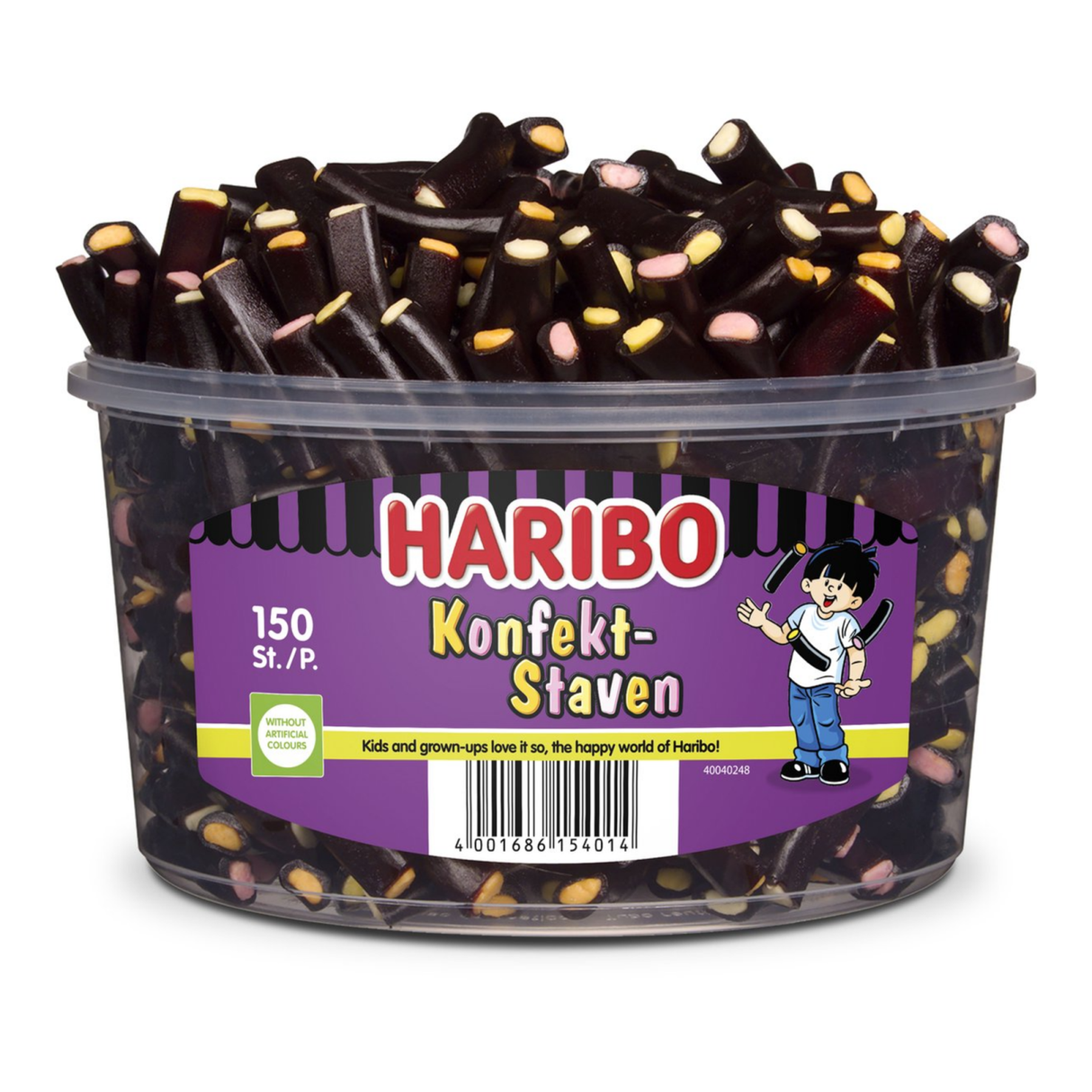 Haribo liquorice confekt bars (150 pieces) (copy)