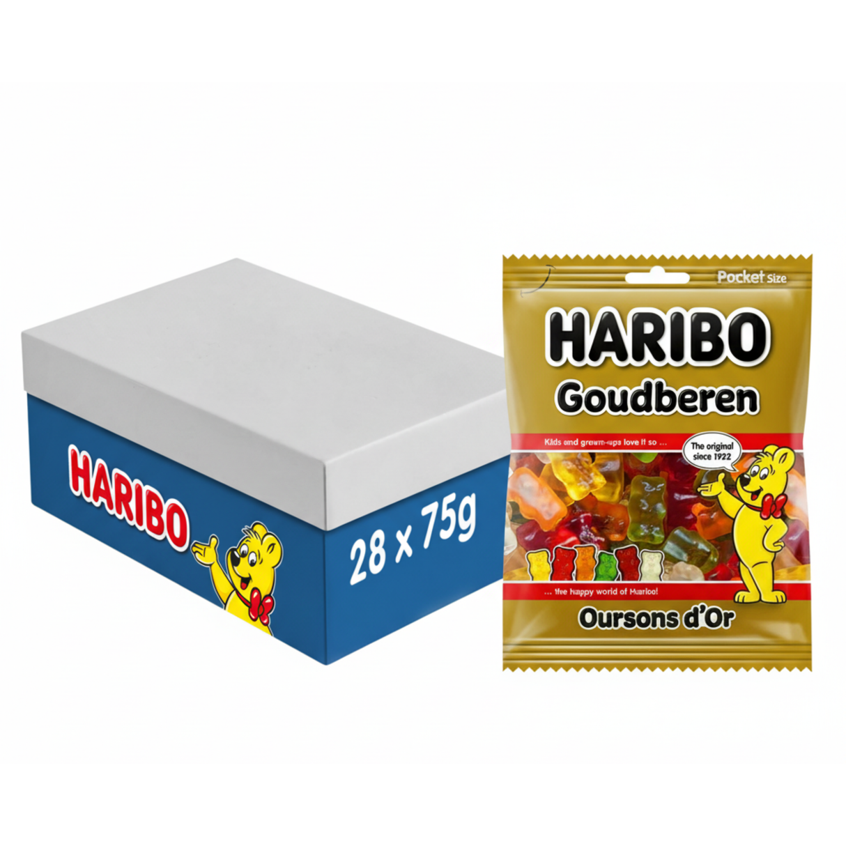 Haribo gold bear bag (28x 75gr)