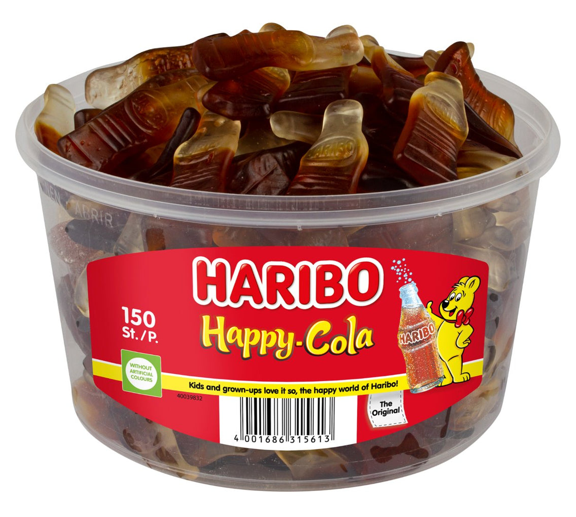 Haribo happy cola silo (150 stk.)