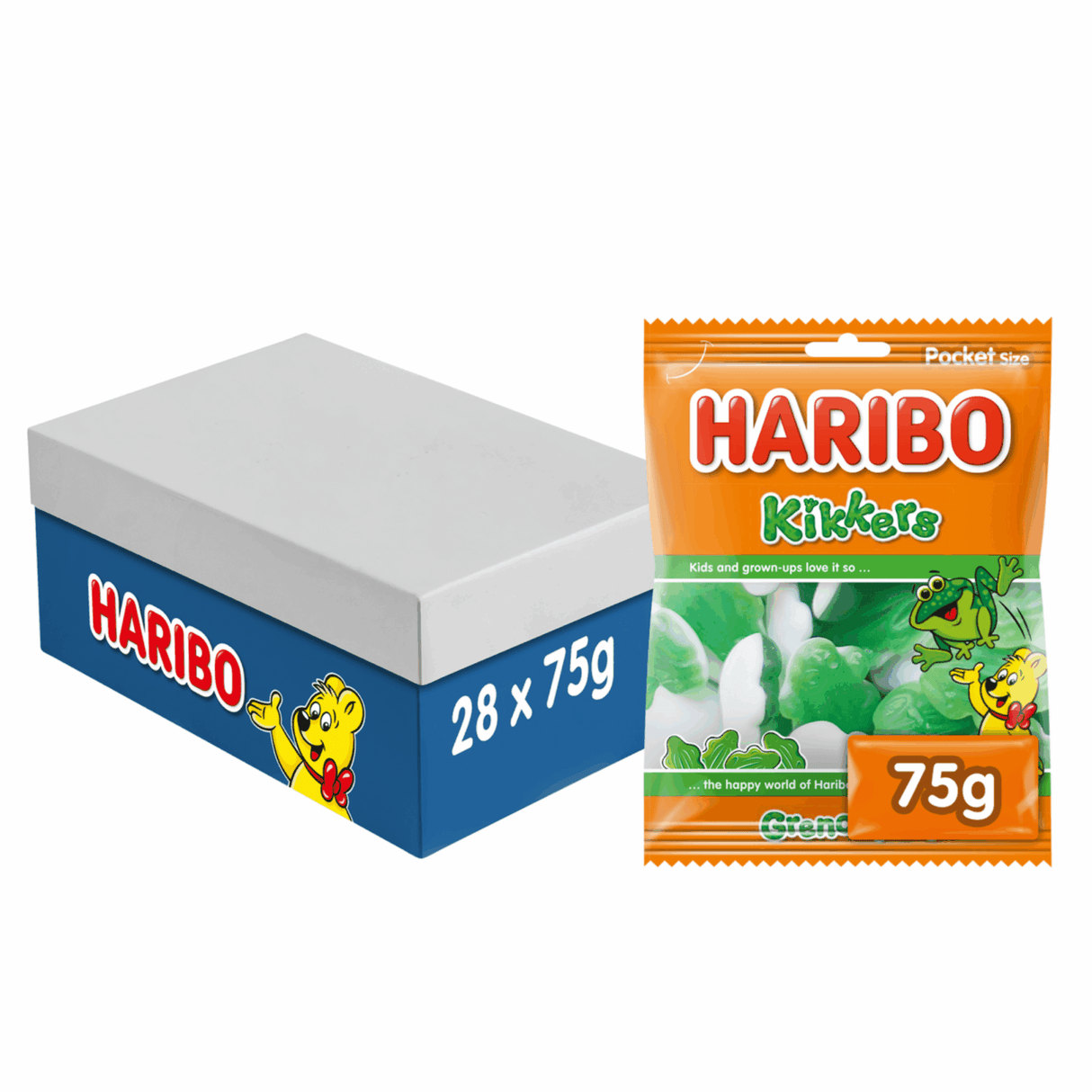 Haribo frøer (28x 75gr)