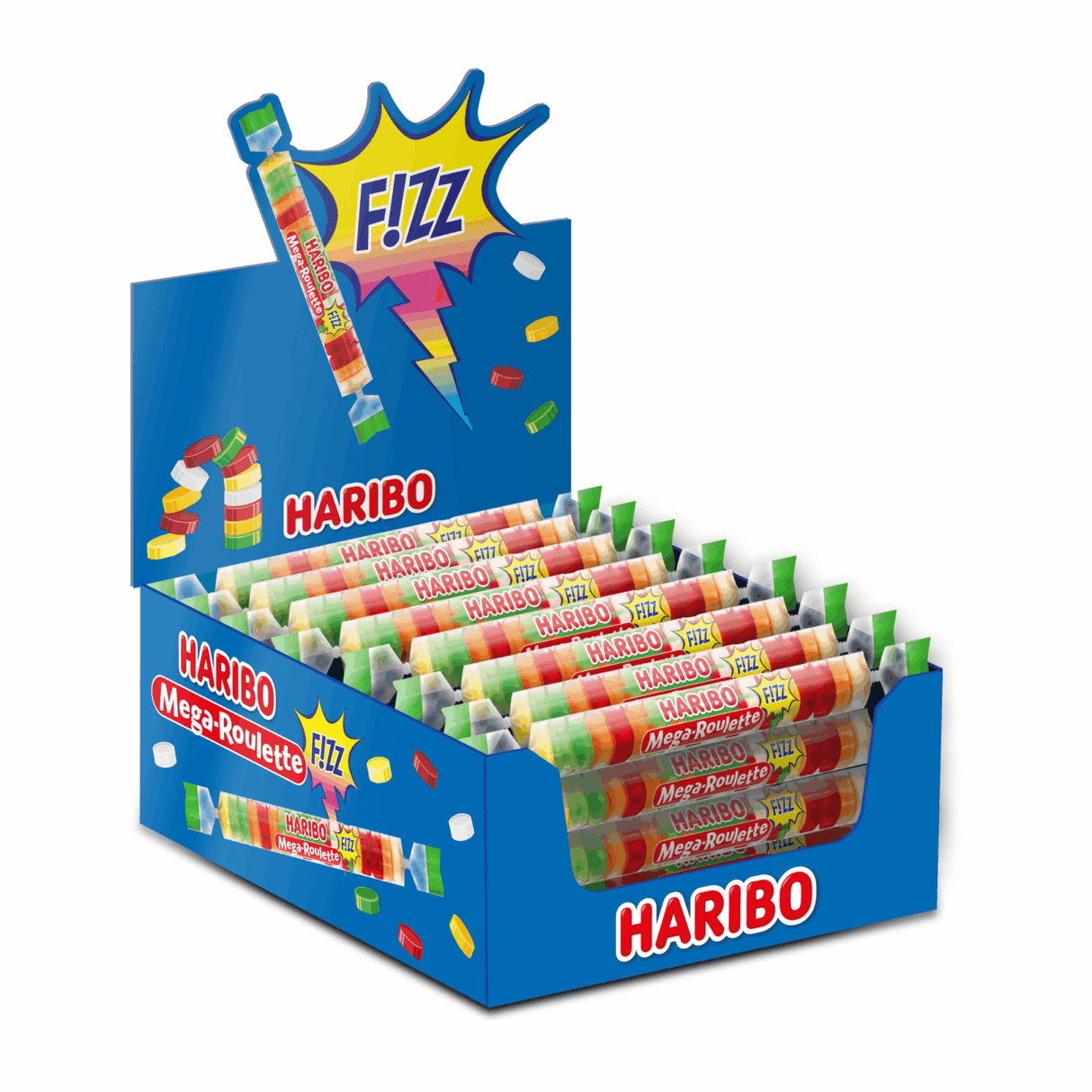 Haribo mega roulette syre (40 hjul)