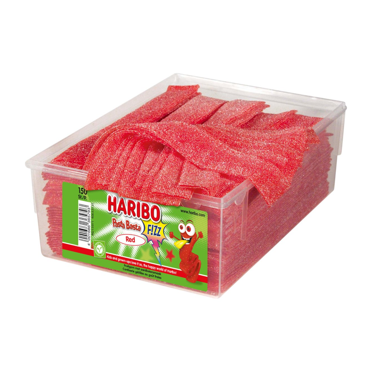 Haribo pasta basta fresa (150 piezas)