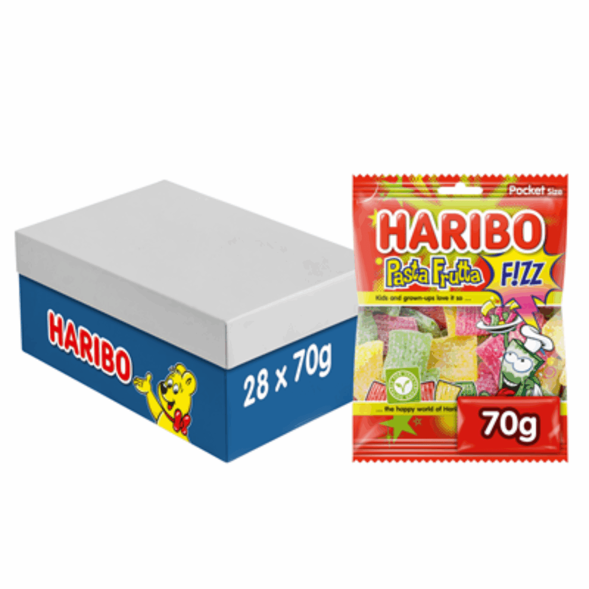 Haribo těstovinový frutta sáček (28x 70g)