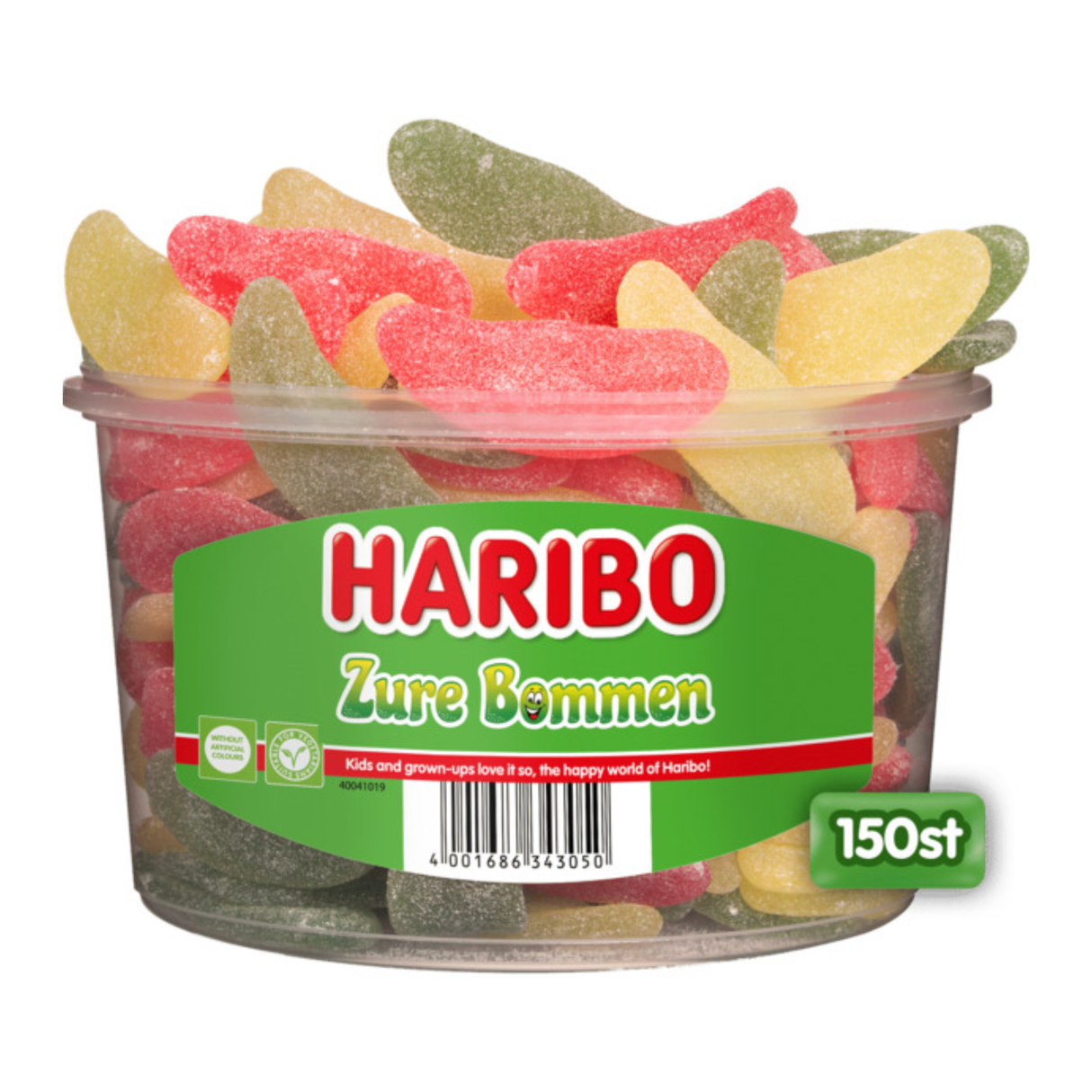Kyselinové bomby Haribo (150 kusů)