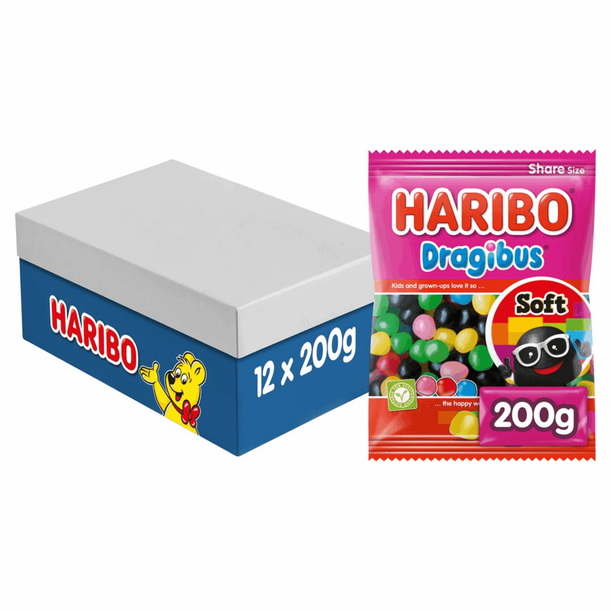 Haribo dragibus měkký (12x 200gr)
