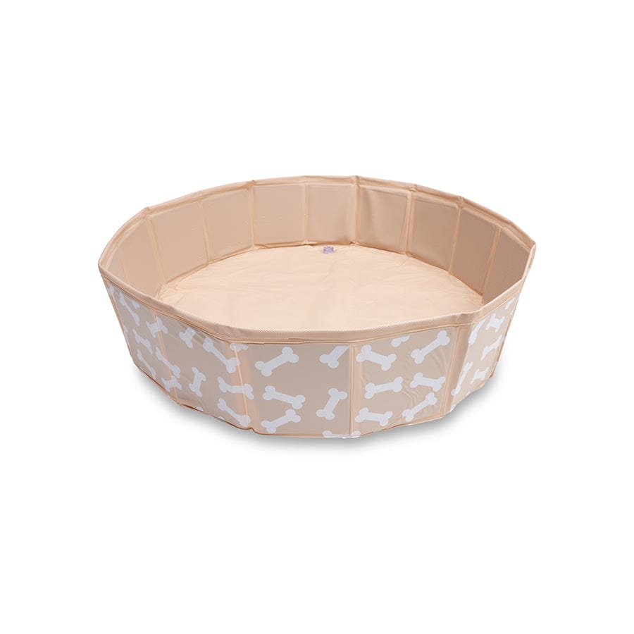 Bonebash | Piscina per cani beige Ø 80 cm