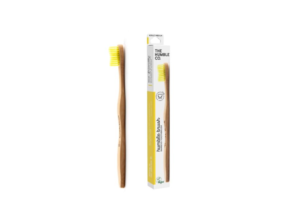 The Humble Co. Bamboo Toothbrush - Medium - Yellow