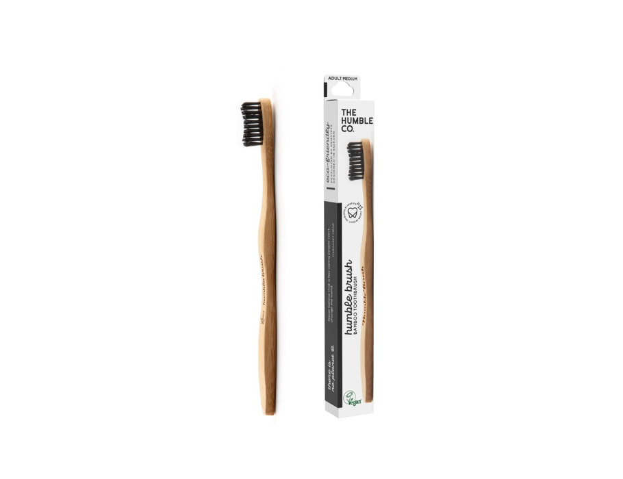 The Humble Co. Bamboo Toothbrush - Medium - Black