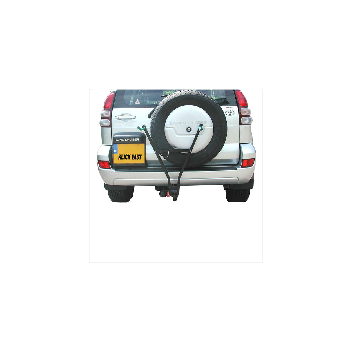 Portador de bicicletas Klick Fast II con soporte de matrícula 2 bicicletas