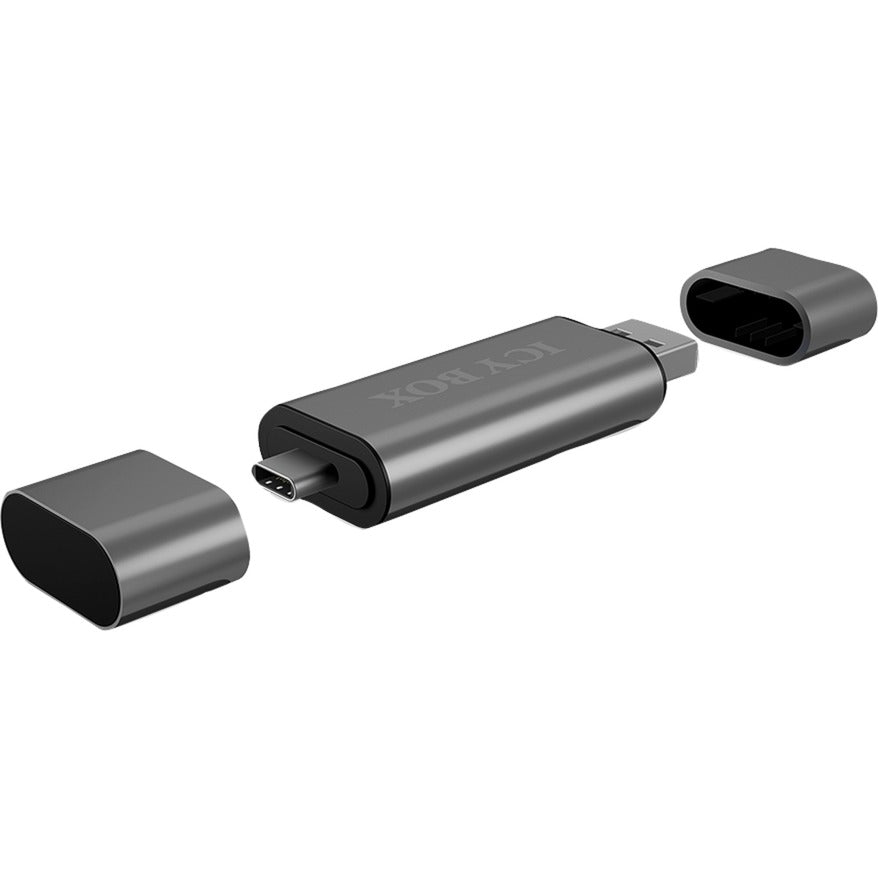 Icy Box IB-CR200-C externe Kartenreader mit Multi-USB-Connec