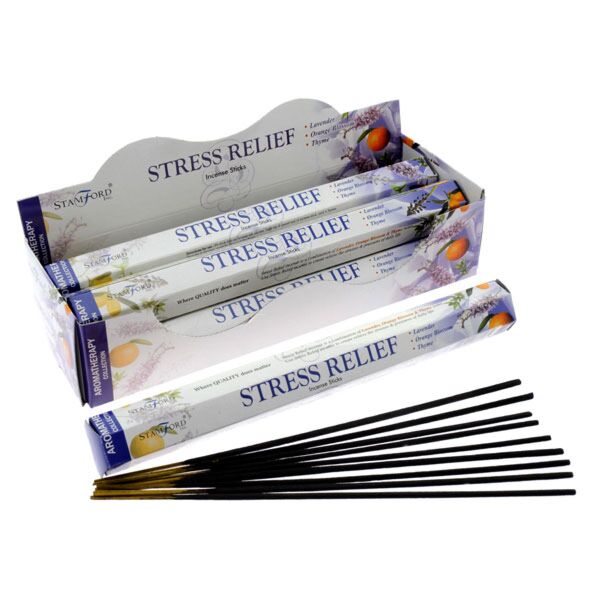 37113 de -stress - Stamford Hex Aromatherapy incense sticks