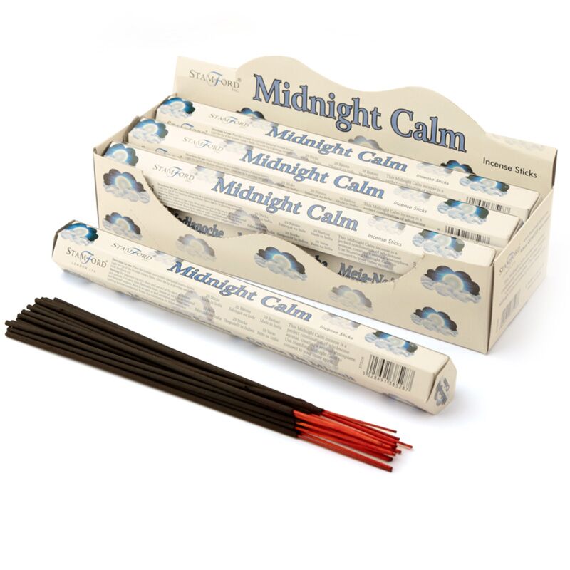 37528 Midnight Calm - Stamford Premium Hex Incense Sticks