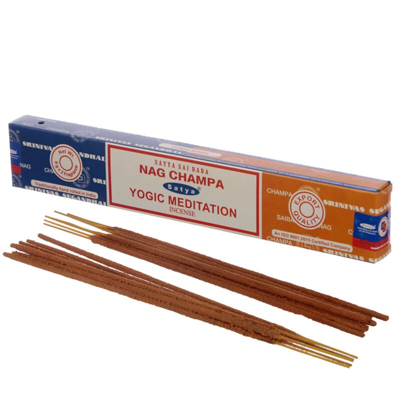 01342 satya nag champa yogi meditation incense sticks