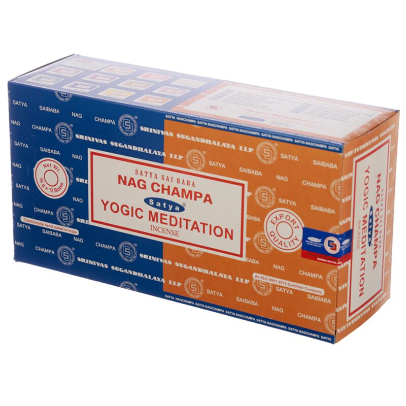 01342 satya nag champa yogi meditation incense sticks