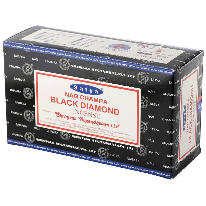 01346 black diamond - satya nag champa incense sticks