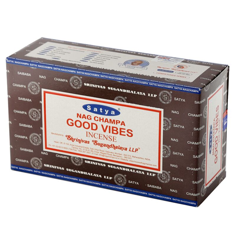 01355 good vibrations - satya nag champa incense sticks