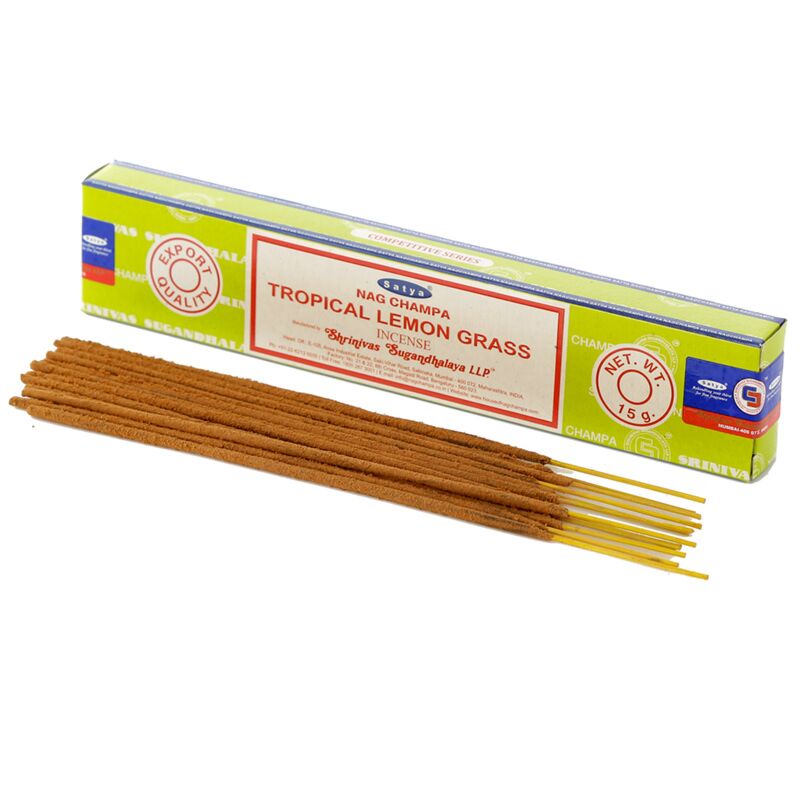 01366 tropisches Zitronengras – Satya Nag Champa Räucherstäbchen