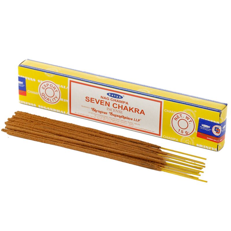 01412 vfm seven chakra - satya nag champa incense sticks