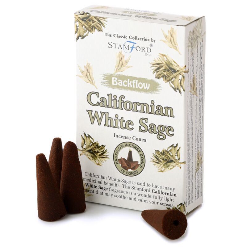 37421 Stamford Backflow Incense Cones - California White Sage