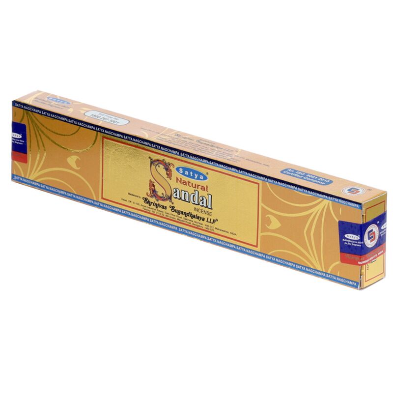 01442 natural sandalwood - satya nag champa incense sticks